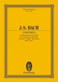 Bach: Concerto D minor BWV 1052 (Study Score) published by Eulenburg